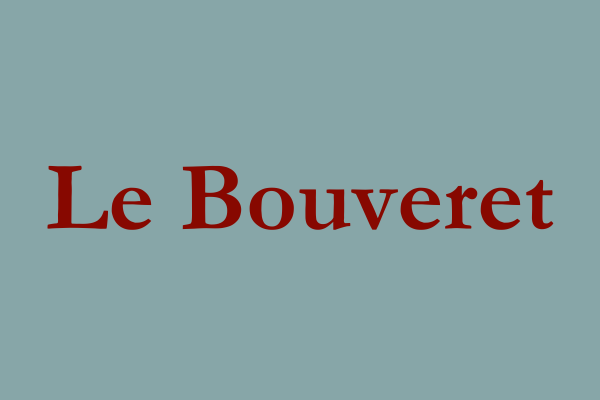 Le Bouveret - Schriftzug