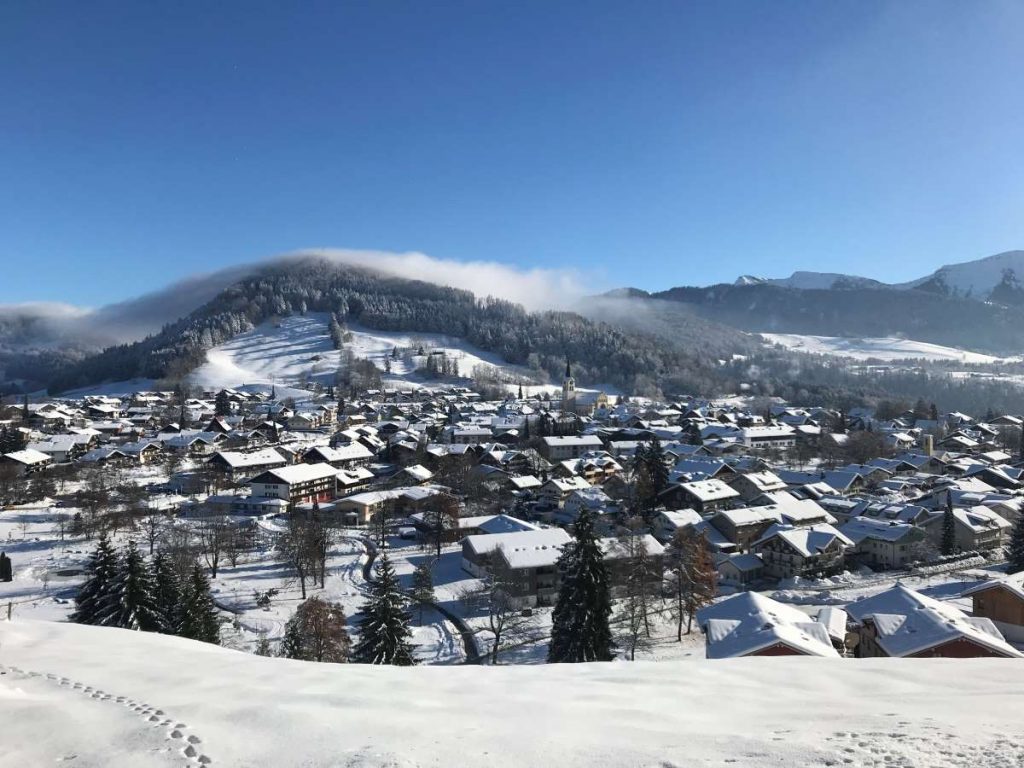Winterpanorama Oberstaufen