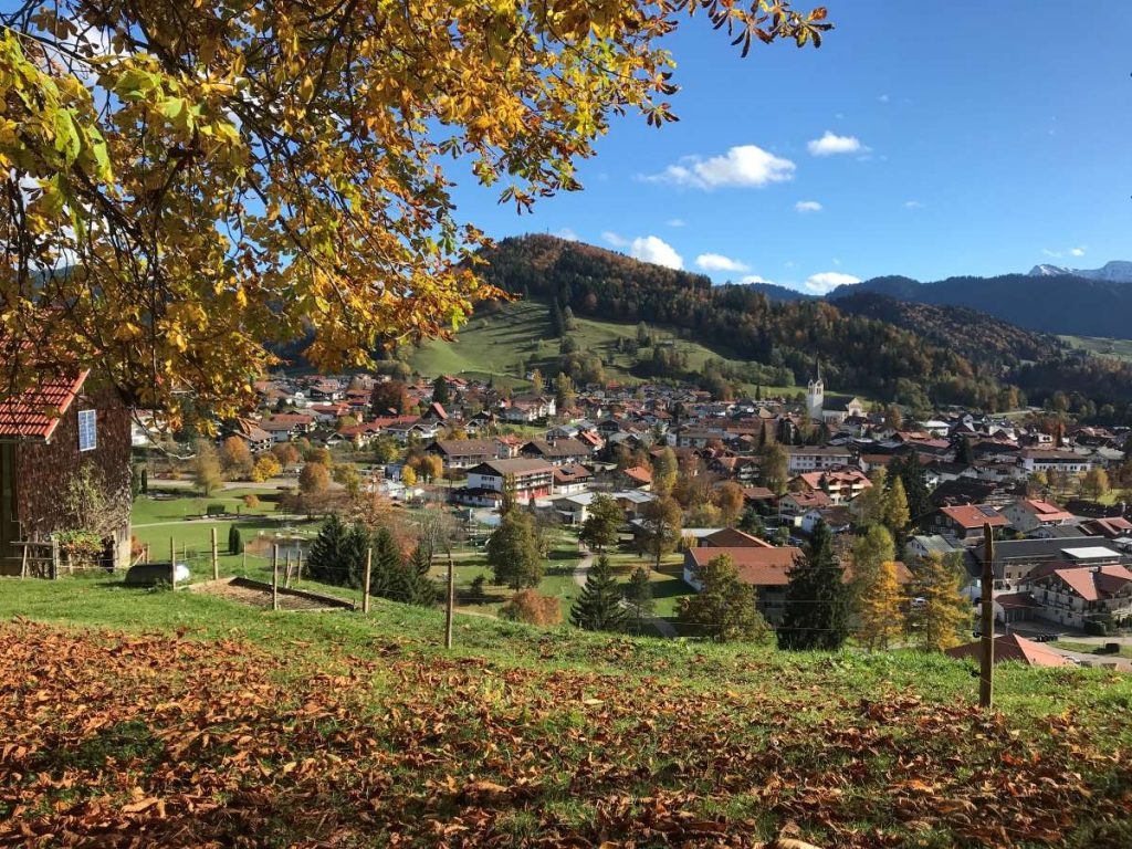 Oberstaufen - Panoramablick im Herbst