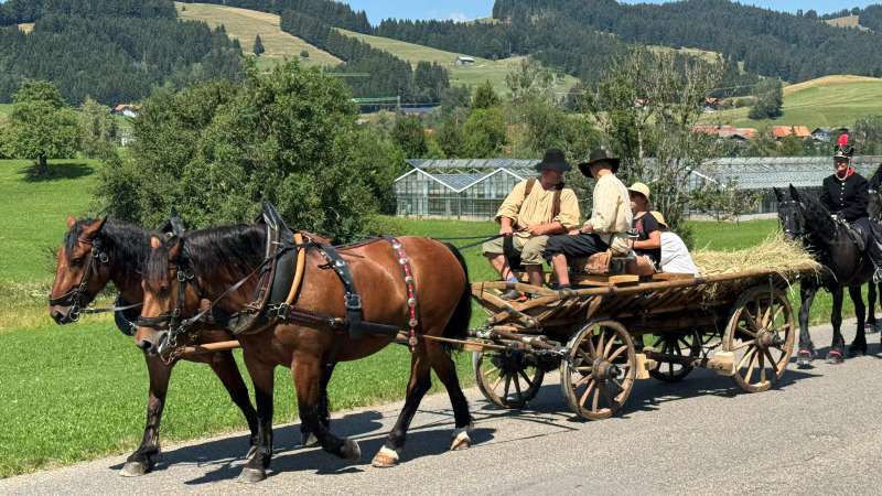 Historischer Salzzug 2026 bei Oberstaufen