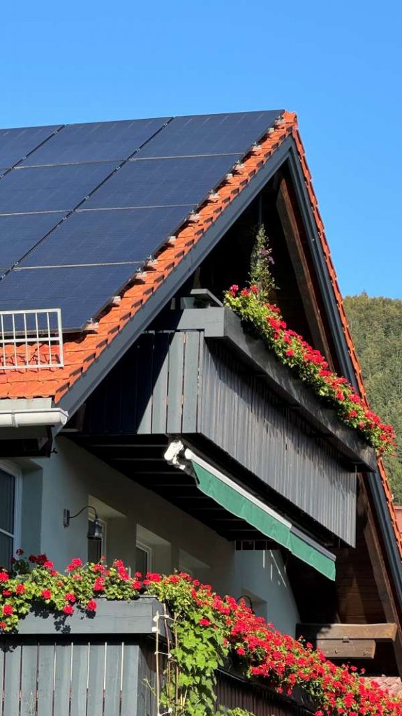 Photovoltaikanlage auf dem Dach