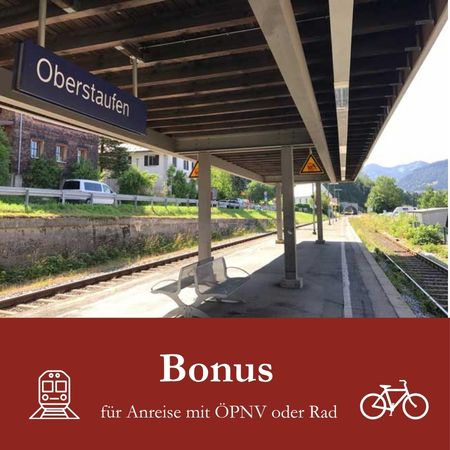 Bonus für Anreise mit dem ÖPNV